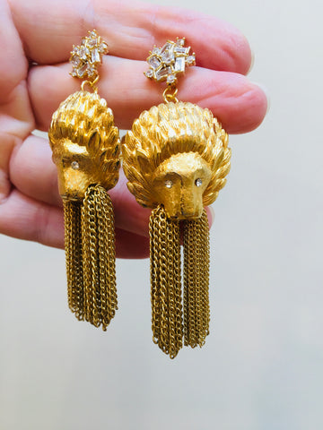 Boucher Lion Earrings