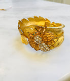 Bee and Leaves Cuff