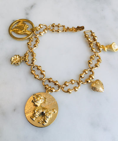 Mom and Pup Charm Bracelet