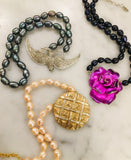 Silver Swallow and Pearls