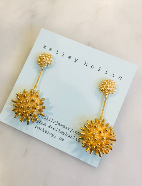 Atomic Gold Atomic Gold Starburst Earrings – Kelley Hollis Jewelry