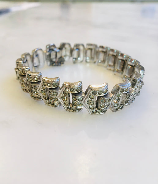 Articulated Art Deco Bracelet