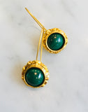 Malachite Earrings