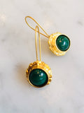 Malachite Earrings