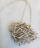 Silver Brutalist Necklace