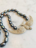 Silver Swallow and Pearls