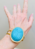 Turquoise Scarab