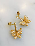 Pearl Butterfly Earrings
