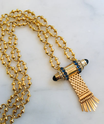 Art Deco Sapphire