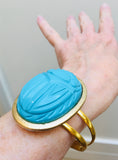 Turquoise Scarab