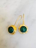 Malachite Earrings