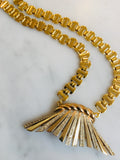 Art Deco Mesh Necklace