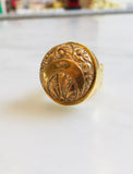 Art Deco sun Moon Ring