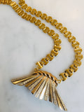 Art Deco Mesh Necklace