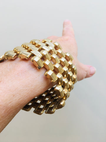 Art Deco Bracelet, Wide