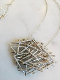 Silver Brutalist Necklace
