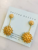 Atomic Gold Starburst Earrings