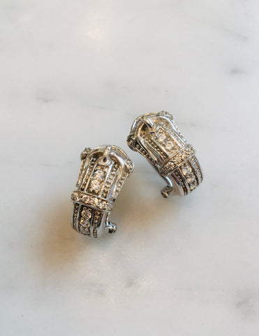 Art Deco Buckle Earrings