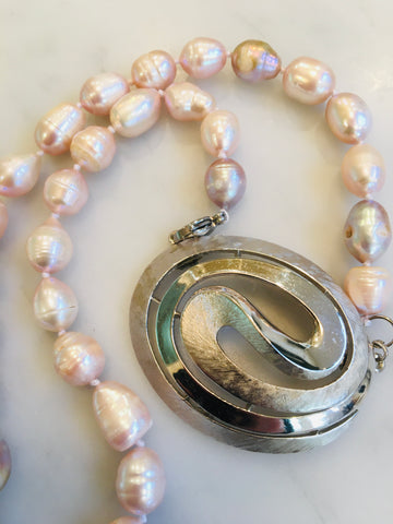 Baroque Pearls with Silver