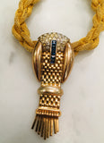 Art Deco Buckle Necklace