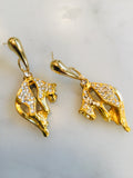 Golden Leopard Earrings