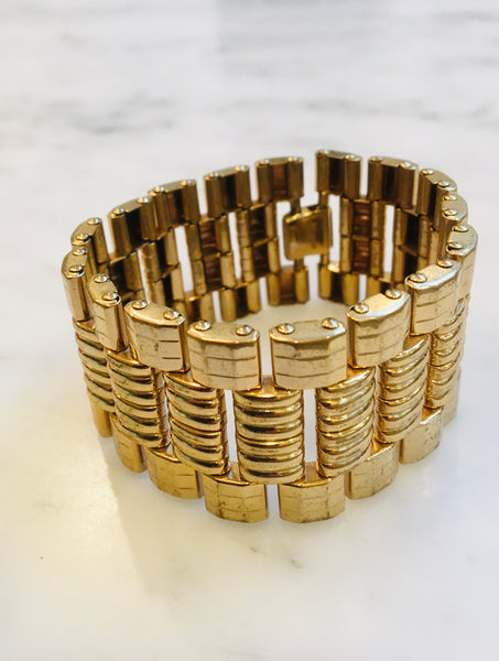 Art Deco Link Bracelet
