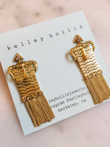 Articulated Buckle Earrings