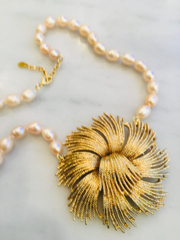 Dahlia and Pearls