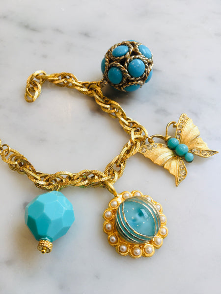 Turquoise Charm Bracelet
