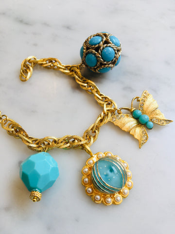 Turquoise Charm Bracelet