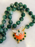 Jade and Coral Butterfly