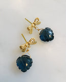 Briolette Bow Drops