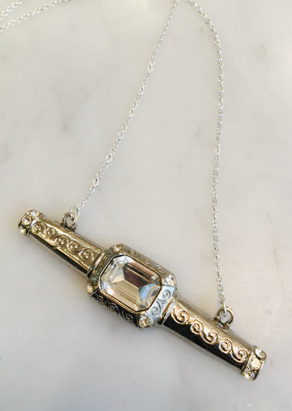 Art Deco Bar Necklace