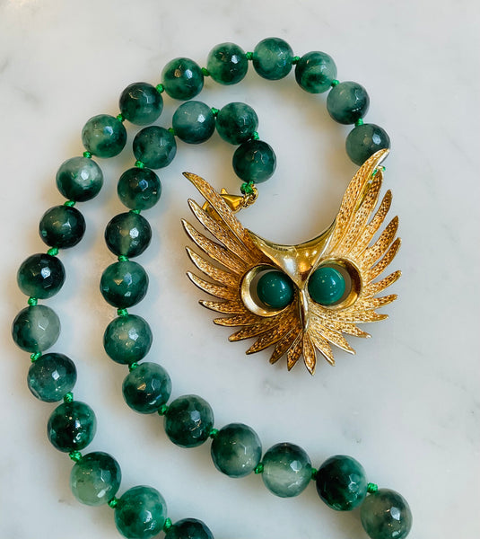 Owl with Jade
