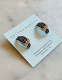 Sterling buckle Earrings