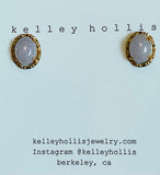 Lavender Jade Earrings