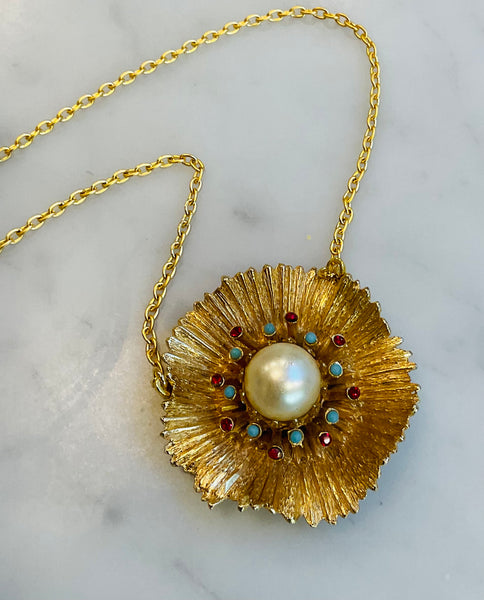 Hattie Carnegie Statement Flower