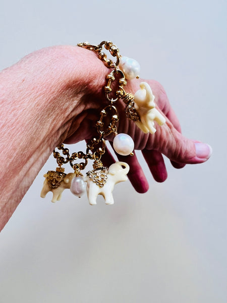 Elephant Charm Bracelet