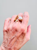 Pearl Coral Branch Ring