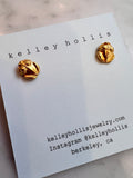Gold Frog Studs
