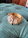 Art Deco Flower Cuff