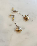 Atomic Silver Starburst Earrings
