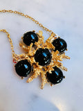 Coral Branch Necklace in Onyx
