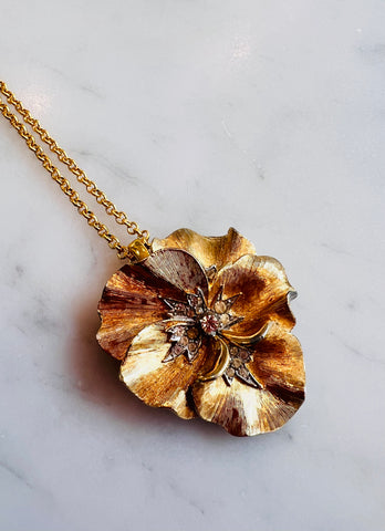 Pansy Necklace