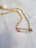 Safety Pin Necklace