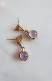 Chalcedon Drops in Lavender