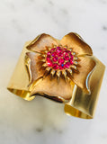 Fuschia Flower Bracelet
