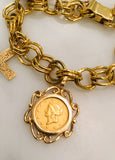 Charm Bracelet Liberty Gold Coin