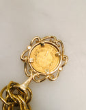 Charm Bracelet Liberty Gold Coin