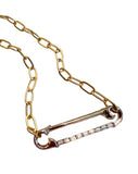 Safety Pin Necklace